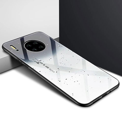 Silikon Schutzhülle Rahmen Tasche Hülle Spiegel für Huawei Mate 30 Pro 5G Grau