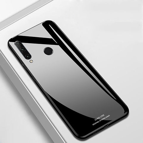 Silikon Schutzhülle Rahmen Tasche Hülle Spiegel T03 für Huawei Honor 20E Schwarz