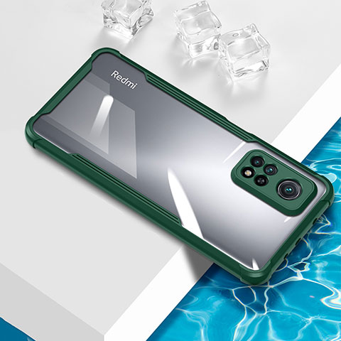 Silikon Schutzhülle Ultra Dünn Flexible Tasche Durchsichtig Transparent BH1 für Xiaomi Mi 10T 5G Grün