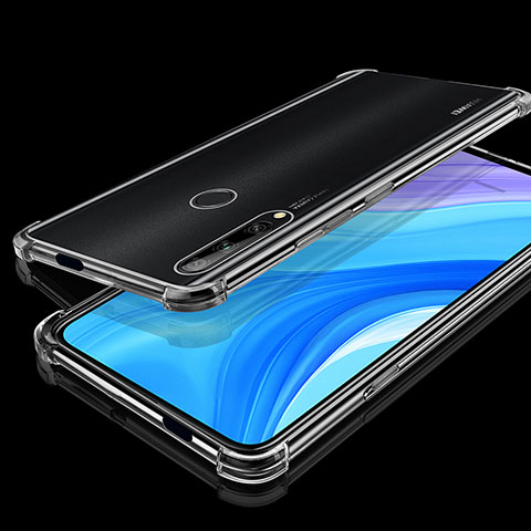 Silikon Schutzhülle Ultra Dünn Flexible Tasche Durchsichtig Transparent H01 für Huawei Enjoy 10 Plus Klar
