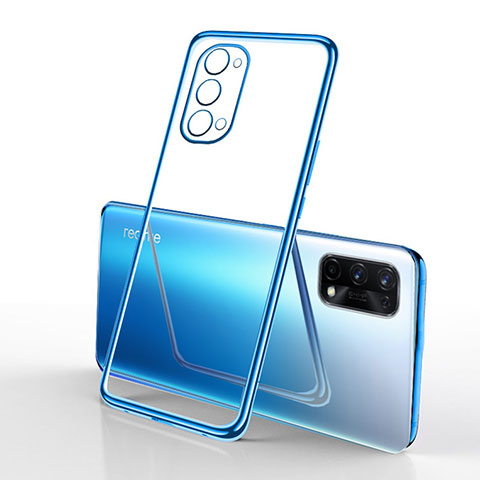 Silikon Schutzhülle Ultra Dünn Flexible Tasche Durchsichtig Transparent H01 für Oppo K7x 5G Blau