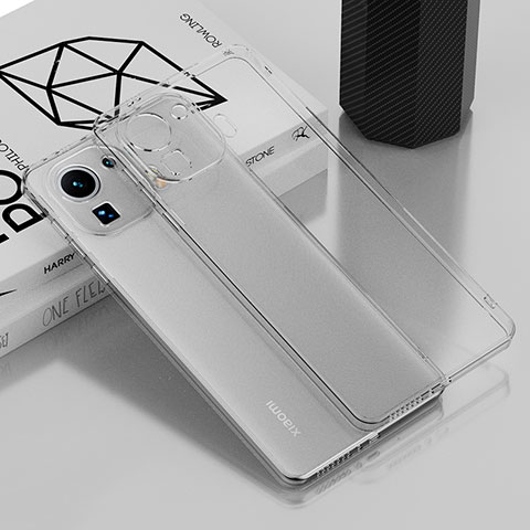 Silikon Schutzhülle Ultra Dünn Flexible Tasche Durchsichtig Transparent H01 für Xiaomi Mi 11 Pro 5G Klar