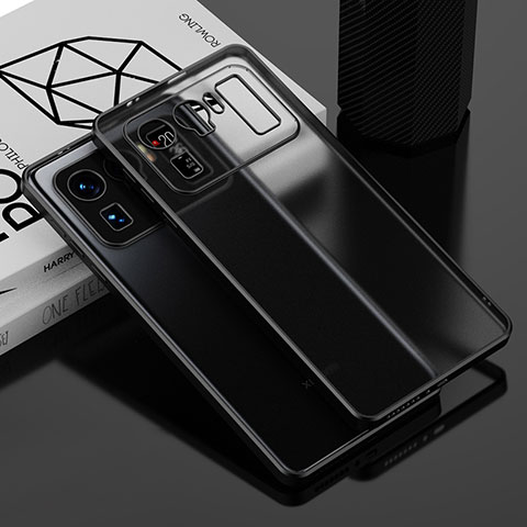Silikon Schutzhülle Ultra Dünn Flexible Tasche Durchsichtig Transparent H01 für Xiaomi Mi 11 Ultra 5G Schwarz