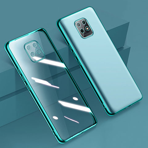 Silikon Schutzhülle Ultra Dünn Flexible Tasche Durchsichtig Transparent H02 für Xiaomi Redmi 10X 5G Grün