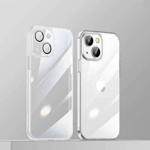 Silikon Schutzhülle Ultra Dünn Flexible Tasche Durchsichtig Transparent LD3  für Apple iPhone 15 Klar