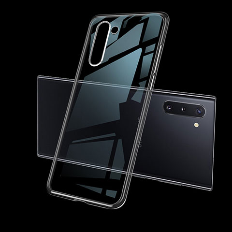 Silikon Schutzhülle Ultra Dünn Flexible Tasche Durchsichtig Transparent S01 für Samsung Galaxy Note 10 5G Klar
