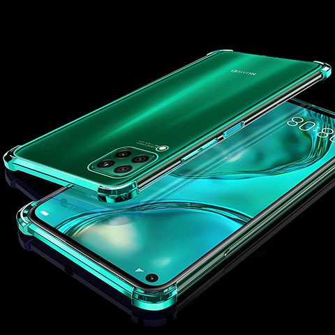 Silikon Schutzhülle Ultra Dünn Flexible Tasche Durchsichtig Transparent S04 für Huawei P40 Lite Grün