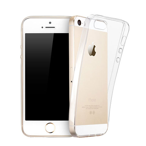 Silikon Schutzhülle Ultra Dünn Hülle Durchsichtig Transparent für Apple iPhone 5S Klar