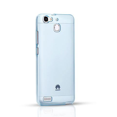 Silikon Schutzhülle Ultra Dünn Hülle Durchsichtig Transparent für Huawei P8 Lite Smart Blau