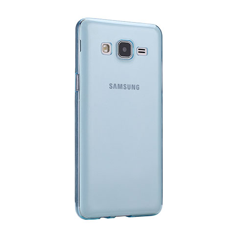 Silikon Schutzhülle Ultra Dünn Hülle Durchsichtig Transparent für Samsung Galaxy On5 Pro Blau