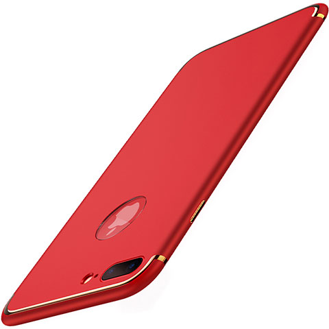 Silikon Schutzhülle Ultra Dünn Tasche D03 für Apple iPhone 7 Plus Rot
