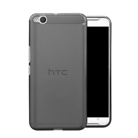 Silikon Schutzhülle Ultra Dünn Tasche Durchsichtig Transparent für HTC One X9 Grau
