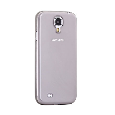 Silikon Schutzhülle Ultra Dünn Tasche Durchsichtig Transparent für Samsung Galaxy S4 i9500 i9505 Grau