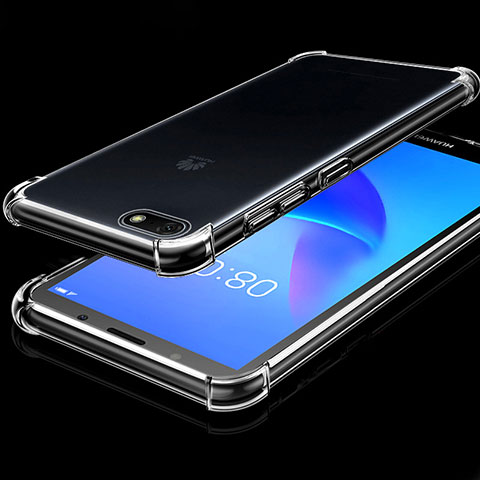 Silikon Schutzhülle Ultra Dünn Tasche Durchsichtig Transparent H01 für Huawei Enjoy 8e Lite Klar