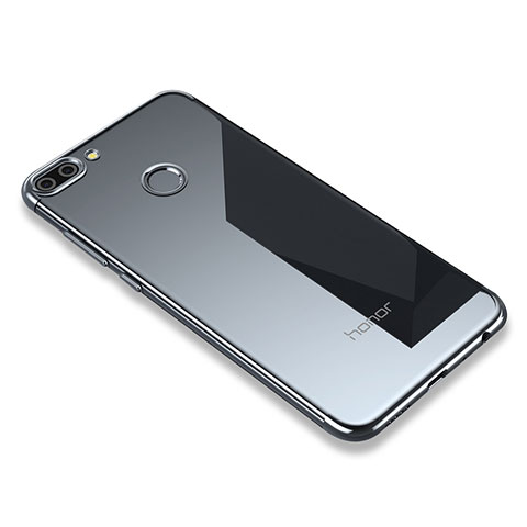 Silikon Schutzhülle Ultra Dünn Tasche Durchsichtig Transparent H01 für Huawei Honor 9i Grau