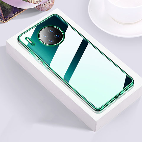 Silikon Schutzhülle Ultra Dünn Tasche Durchsichtig Transparent H01 für Huawei Mate 30 Pro 5G Grün