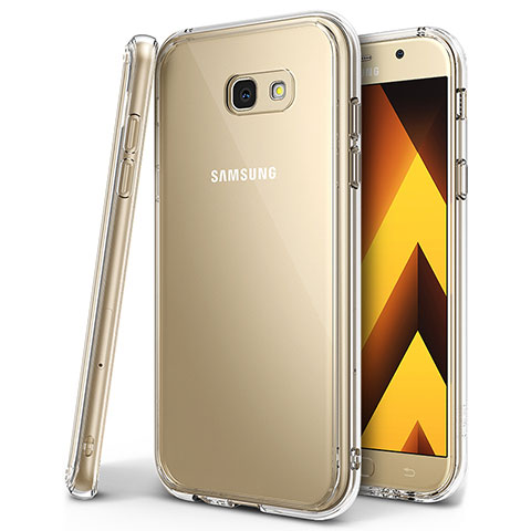 Silikon Schutzhülle Ultra Dünn Tasche Durchsichtig Transparent H01 für Samsung Galaxy A7 (2017) A720F Klar