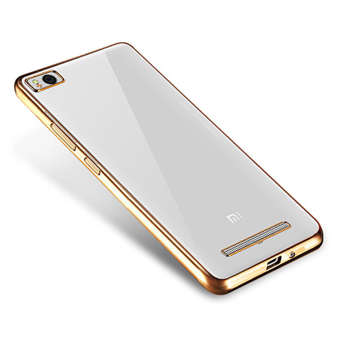 Silikon Schutzhülle Ultra Dünn Tasche Durchsichtig Transparent H01 für Xiaomi Mi 4i Gold