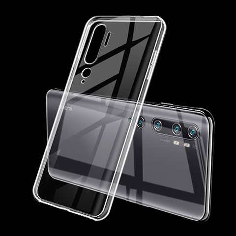 Silikon Schutzhülle Ultra Dünn Tasche Durchsichtig Transparent H01 für Xiaomi Mi Note 10 Klar