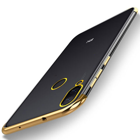 Silikon Schutzhülle Ultra Dünn Tasche Durchsichtig Transparent H01 für Xiaomi Mi Play 4G Gold