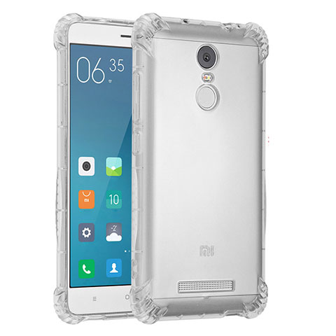 Silikon Schutzhülle Ultra Dünn Tasche Durchsichtig Transparent H01 für Xiaomi Redmi Note 3 MediaTek Klar