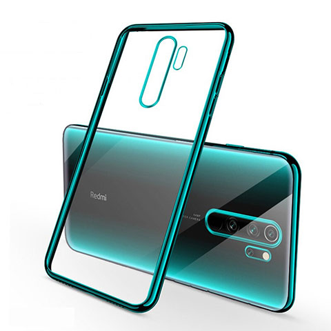 Silikon Schutzhülle Ultra Dünn Tasche Durchsichtig Transparent H01 für Xiaomi Redmi Note 8 Pro Grün