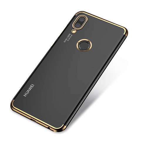 Silikon Schutzhülle Ultra Dünn Tasche Durchsichtig Transparent H03 für Huawei P20 Lite Gold