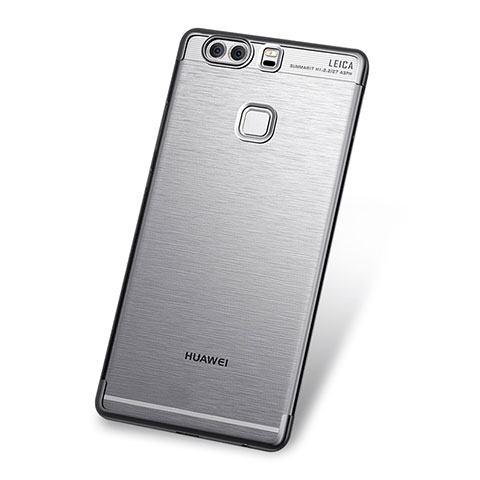 Silikon Schutzhülle Ultra Dünn Tasche Durchsichtig Transparent H03 für Huawei P9 Grau