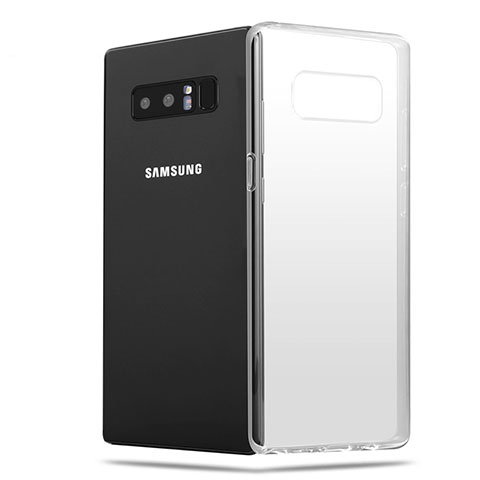 Silikon Schutzhülle Ultra Dünn Tasche Durchsichtig Transparent H03 für Samsung Galaxy Note 8 Klar
