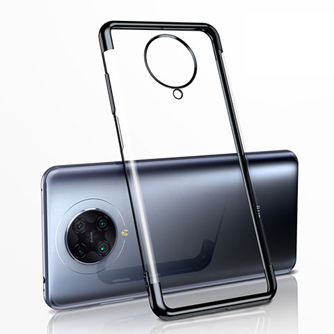 Silikon Schutzhülle Ultra Dünn Tasche Durchsichtig Transparent H03 für Xiaomi Redmi K30 Pro 5G Schwarz