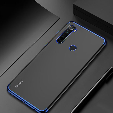 Silikon Schutzhülle Ultra Dünn Tasche Durchsichtig Transparent H04 für Xiaomi Redmi Note 8 Blau