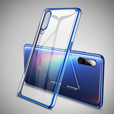 Silikon Schutzhülle Ultra Dünn Tasche Durchsichtig Transparent H05 für Xiaomi Mi 9 Lite Blau