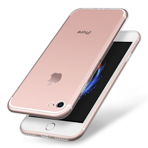 Silikon Schutzhülle Ultra Dünn Tasche Durchsichtig Transparent H06 für Apple iPhone 7 Klar
