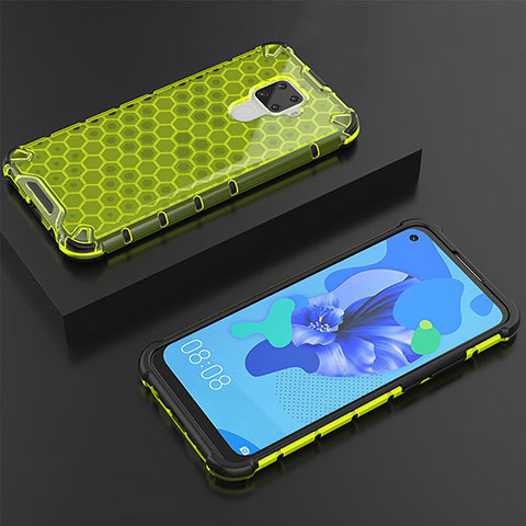 Silikon Schutzhülle Ultra Dünn Tasche Durchsichtig Transparent H08 für Huawei Mate 30 Lite Grün