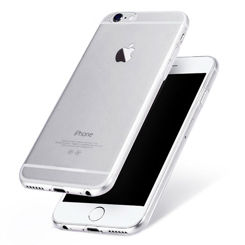Silikon Schutzhülle Ultra Dünn Tasche Durchsichtig Transparent H10 für Apple iPhone 6S Klar