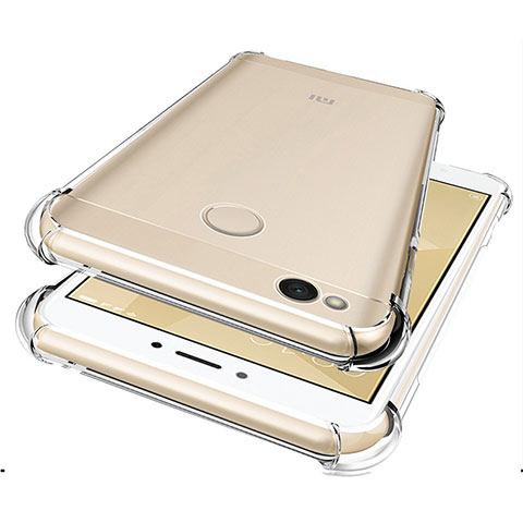 Silikon Schutzhülle Ultra Dünn Tasche Durchsichtig Transparent HT01 für Xiaomi Redmi 4X Klar