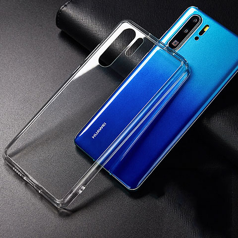 Silikon Schutzhülle Ultra Dünn Tasche Durchsichtig Transparent K01 für Huawei P30 Pro Klar