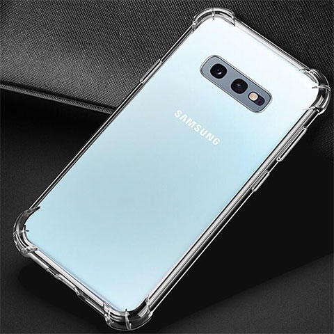 Silikon Schutzhülle Ultra Dünn Tasche Durchsichtig Transparent K01 für Samsung Galaxy S10e Klar