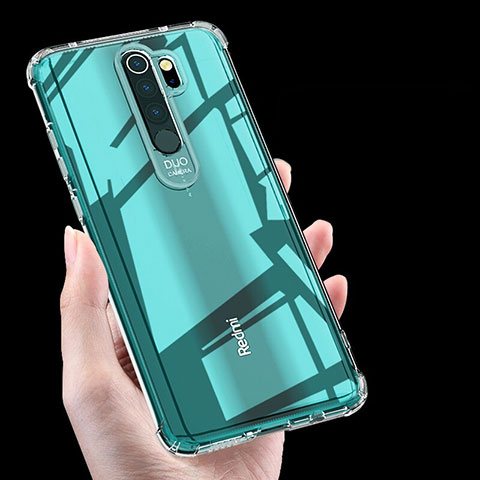 Silikon Schutzhülle Ultra Dünn Tasche Durchsichtig Transparent K03 für Xiaomi Redmi Note 8 Pro Klar