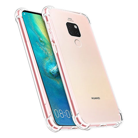 Silikon Schutzhülle Ultra Dünn Tasche Durchsichtig Transparent K07 für Huawei Mate 20 Klar