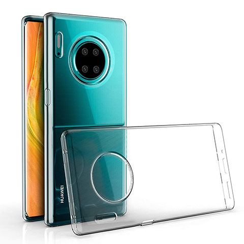 Silikon Schutzhülle Ultra Dünn Tasche Durchsichtig Transparent K09 für Huawei Mate 30 Klar