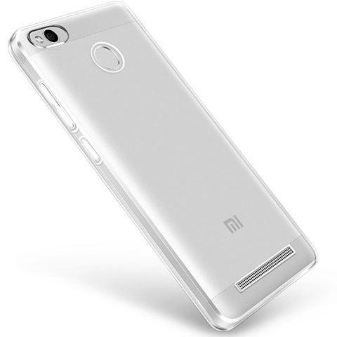 Silikon Schutzhülle Ultra Dünn Tasche Durchsichtig Transparent Q01 für Xiaomi Redmi 3S Klar