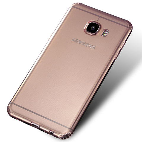 Silikon Schutzhülle Ultra Dünn Tasche Durchsichtig Transparent Q02 für Samsung Galaxy C5 SM-C5000 Klar
