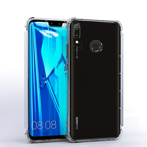 Silikon Schutzhülle Ultra Dünn Tasche Durchsichtig Transparent S01 für Huawei Enjoy 9 Plus Klar