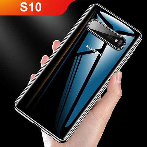 Silikon Schutzhülle Ultra Dünn Tasche Durchsichtig Transparent S02 für Samsung Galaxy S10 5G Klar