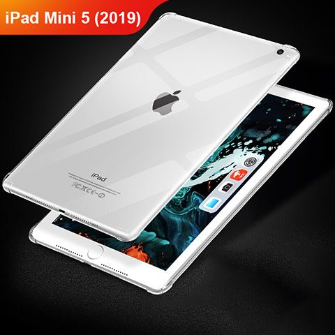 Silikon Schutzhülle Ultra Dünn Tasche Durchsichtig Transparent T02 für Apple iPad Mini 5 (2019) Klar