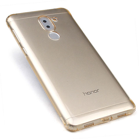 Silikon Schutzhülle Ultra Dünn Tasche Durchsichtig Transparent T02 für Huawei GR5 (2017) Gold
