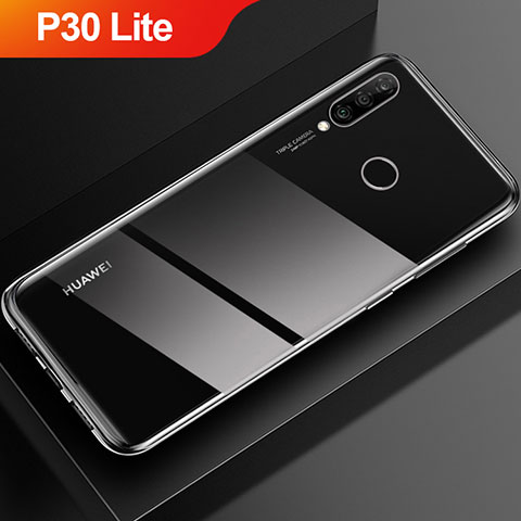 Silikon Schutzhülle Ultra Dünn Tasche Durchsichtig Transparent T02 für Huawei P30 Lite Klar