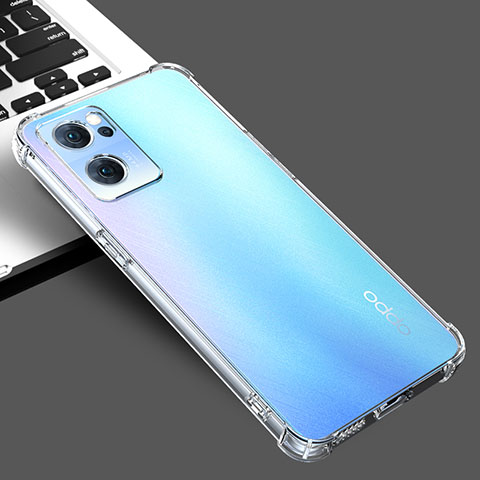 Silikon Schutzhülle Ultra Dünn Tasche Durchsichtig Transparent T02 für Oppo Reno7 Pro 5G Klar