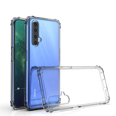 Silikon Schutzhülle Ultra Dünn Tasche Durchsichtig Transparent T02 für Realme X50m 5G Klar